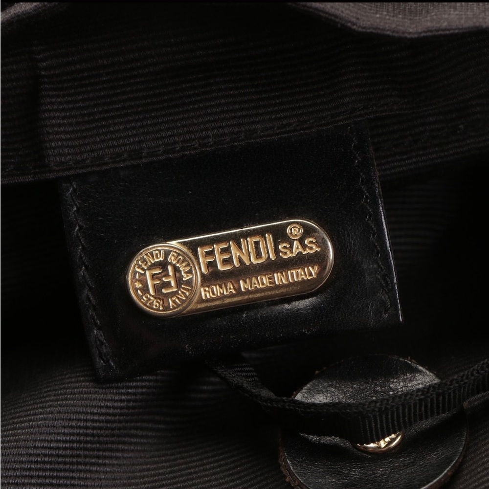 Fendi Drawstring Nylon Backpack - image 6